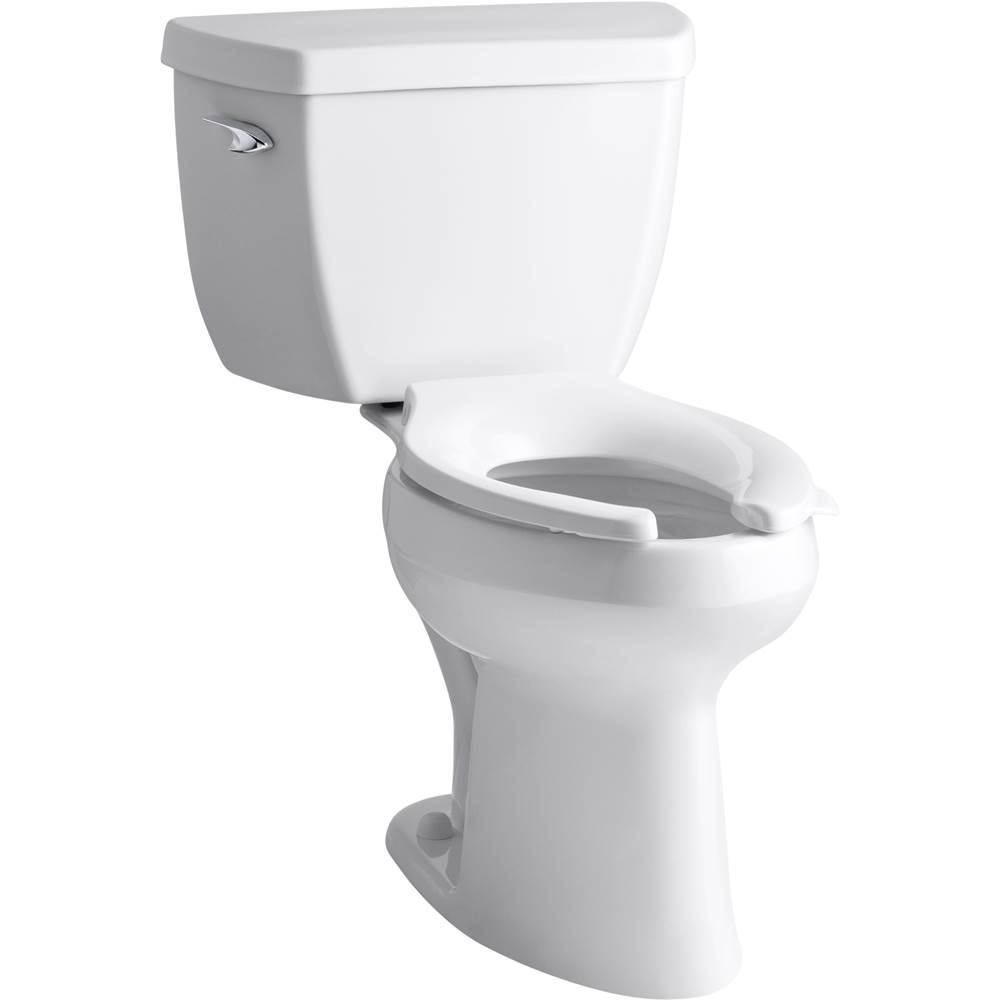 Kohler Highline® Classic Comfort Height® Two-piece antimicrobial toilet with concealed trapway