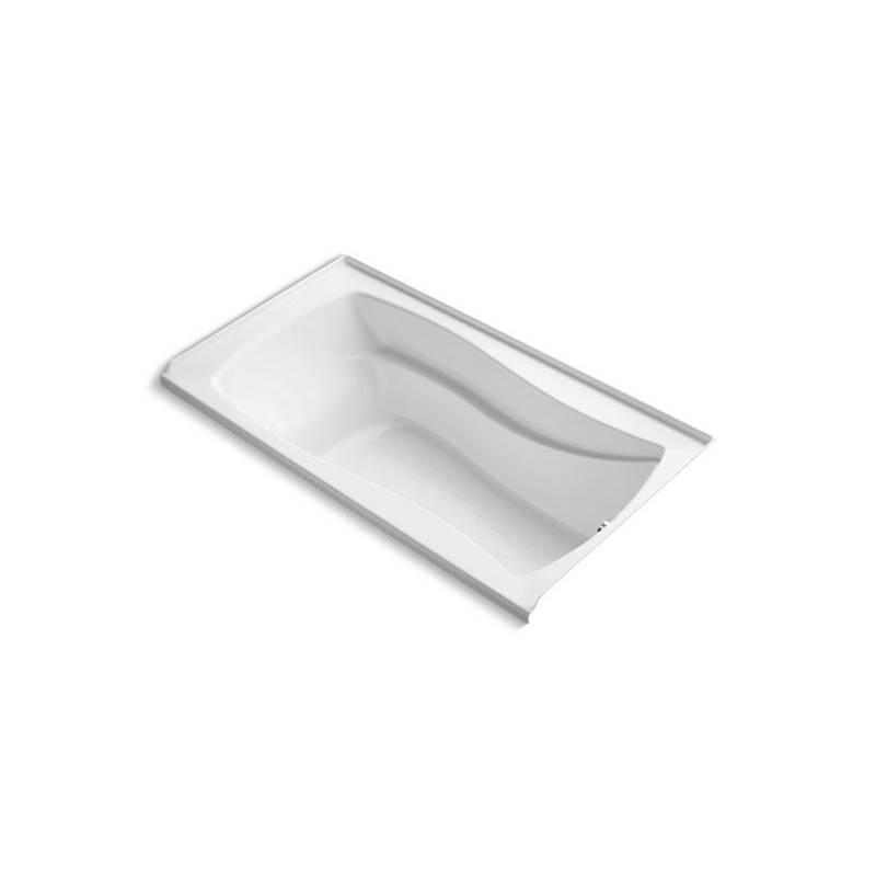 Kohler Mariposa® 66'' x 36'' alcove bath with Bask® heated surface, integral flange, and right-hand drain