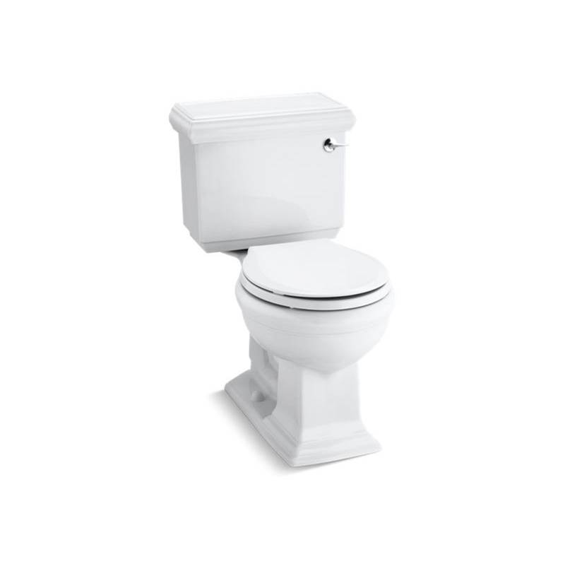 Kohler Memoirs® Classic Comfort Height® Two-piece round-front 1.28 gpf chair height toilet with right-hand trip lever