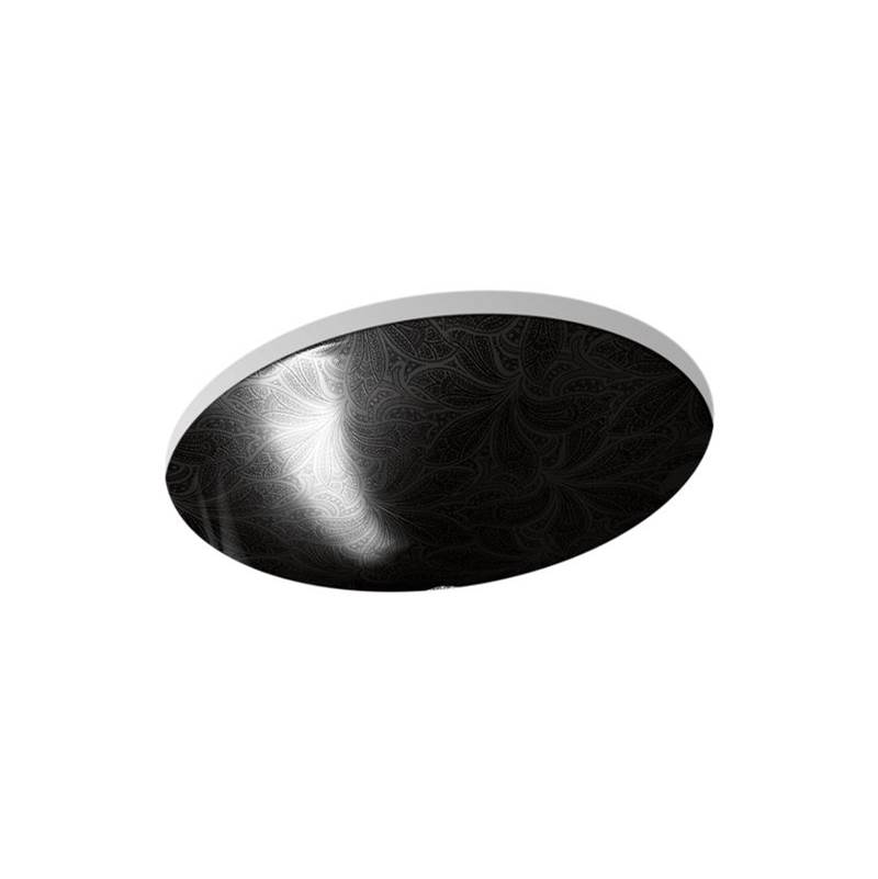 Kohler Caxton® Oval Sartorial™ Paisley Undermount bathroom sink