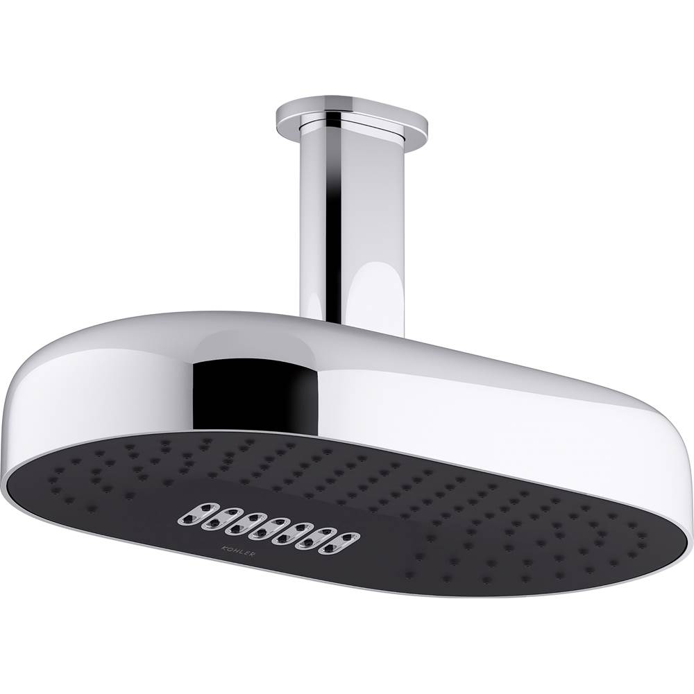 Kohler Statement 10 in. Ceiling-Mount Two-Function Rainhead Arm And Flange