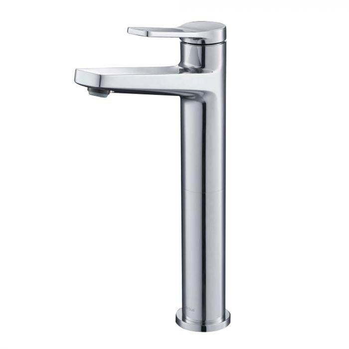 Kraus Indy Single Handle Vessel Bathroom Faucet in Chrome (2-Pack)