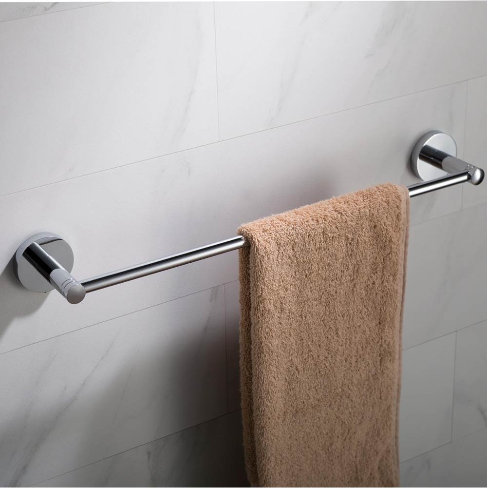 Kraus Elie 18-inch Bathroom Towel Bar, Chrome Finish
