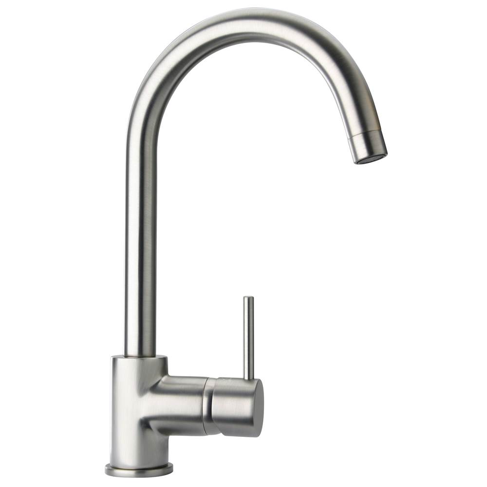 Latoscana Elba single handle pull-down kitchen faucet, stream only in Brushed Nickel