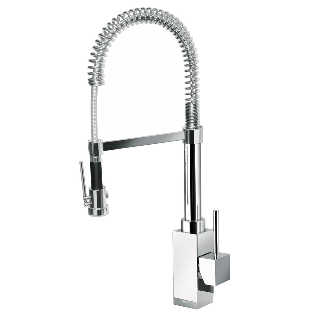 Latoscana Dax single handle kitchen faucet with spring spout in Chrome