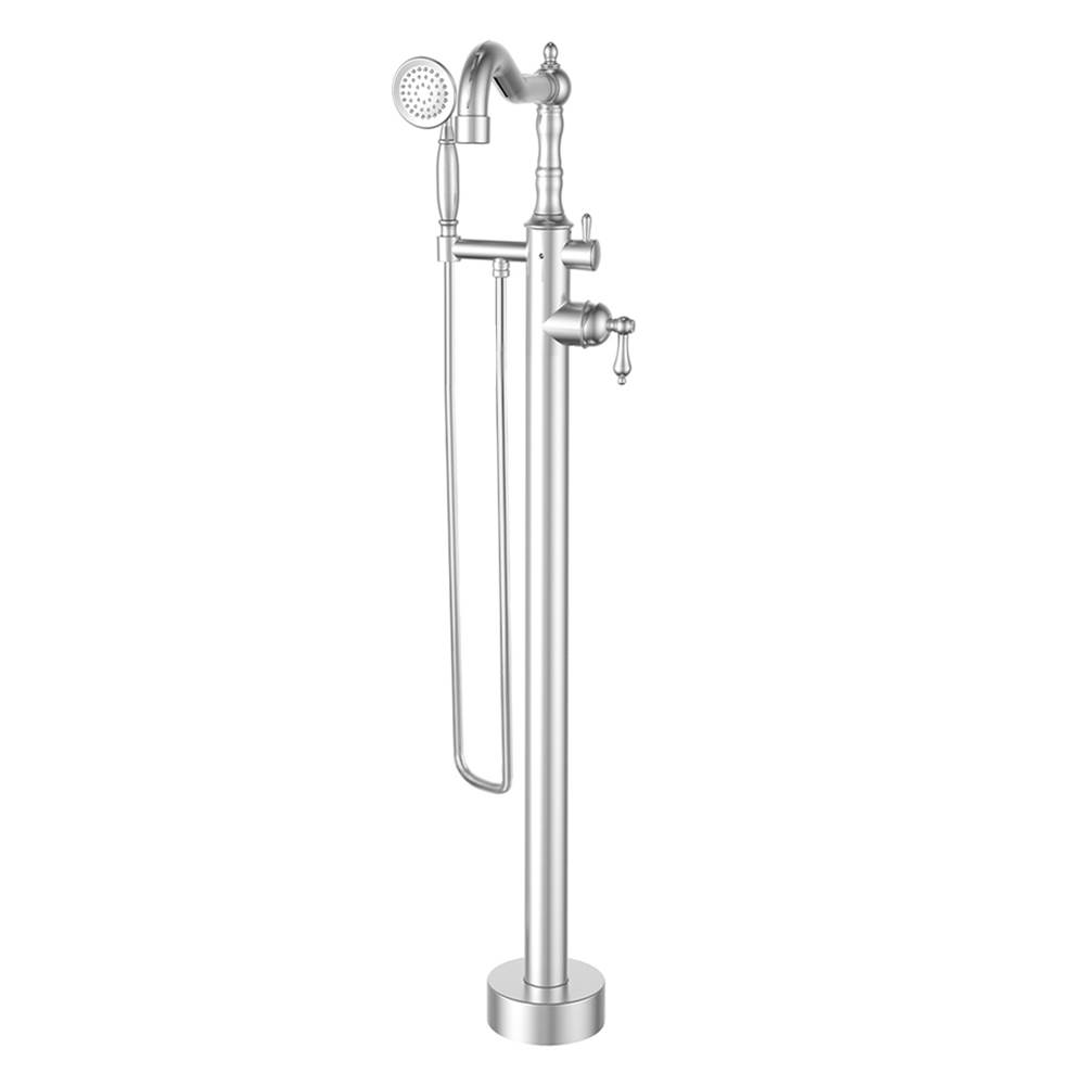 Latoscana Ornellaia Free-Standing Floor-Mounted Tub Filler With 2.0 Gpm Hand Shower In Chrome