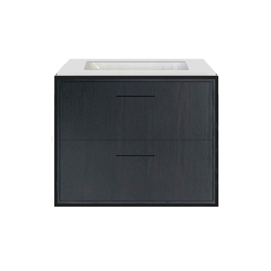Lacava Metal frame  for wall-mount under-counter vanity LIN-UN-24. Sold together with the cabinet and countertop.  W: 24'', D: 21'', H: 20''.