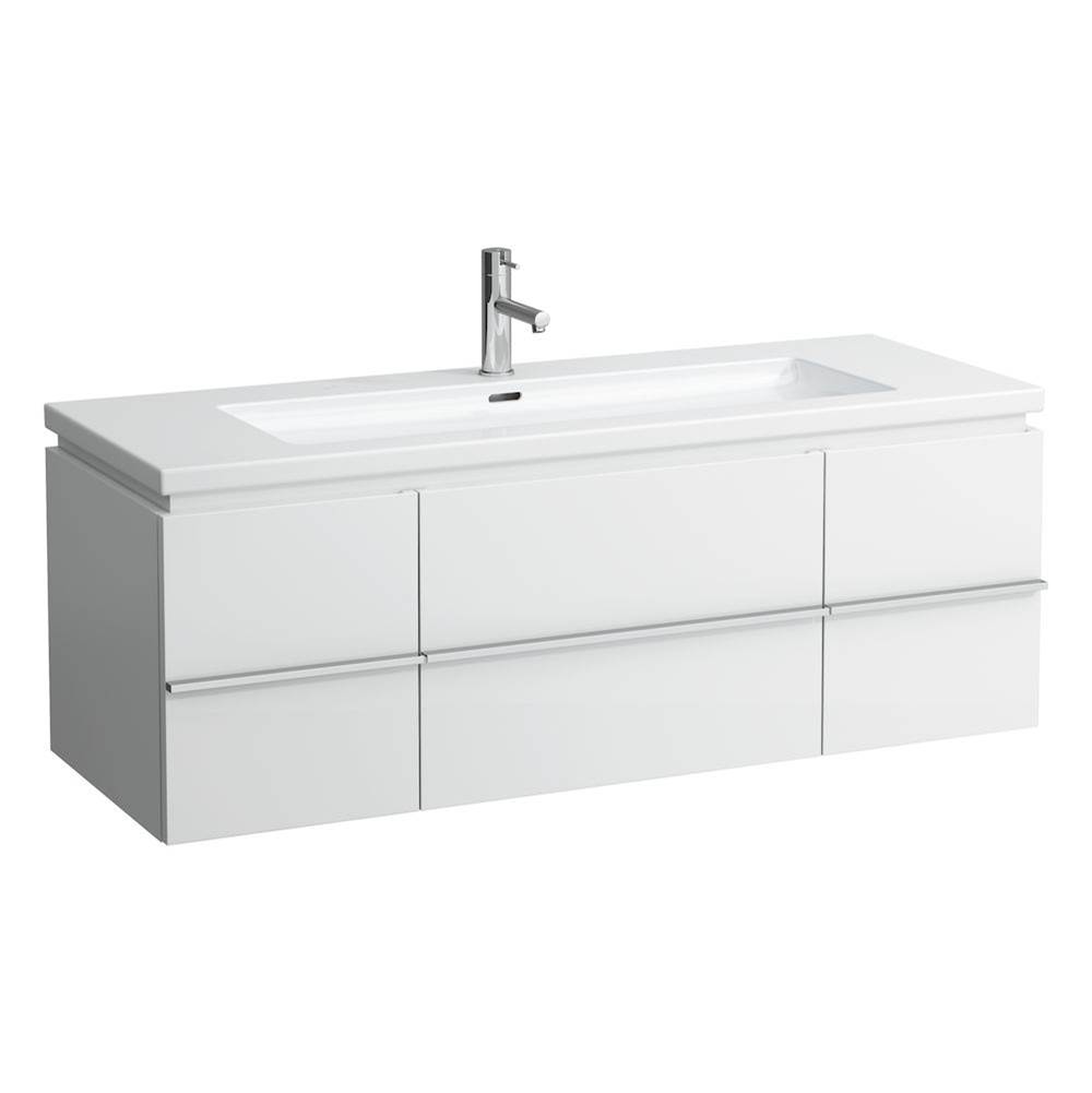 Laufen Vanity unit, 2 drawers and 2 doors, with 2 glass shelves, incl. drawer organizer, matching washbasins 816435, 816436