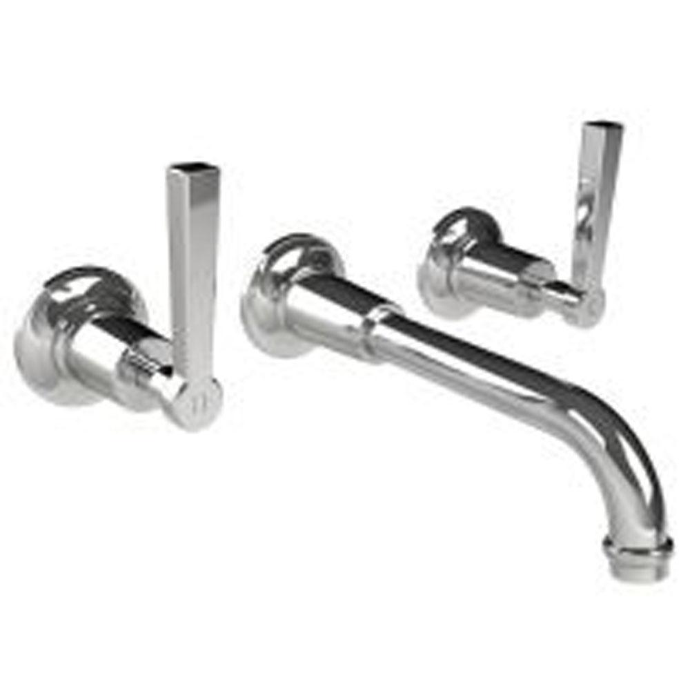 Lefroy Brooks Fleetwood Lever Wall Mounted Basin Mixer Trim To Suit R1-4016 Rough, Silver Nickel