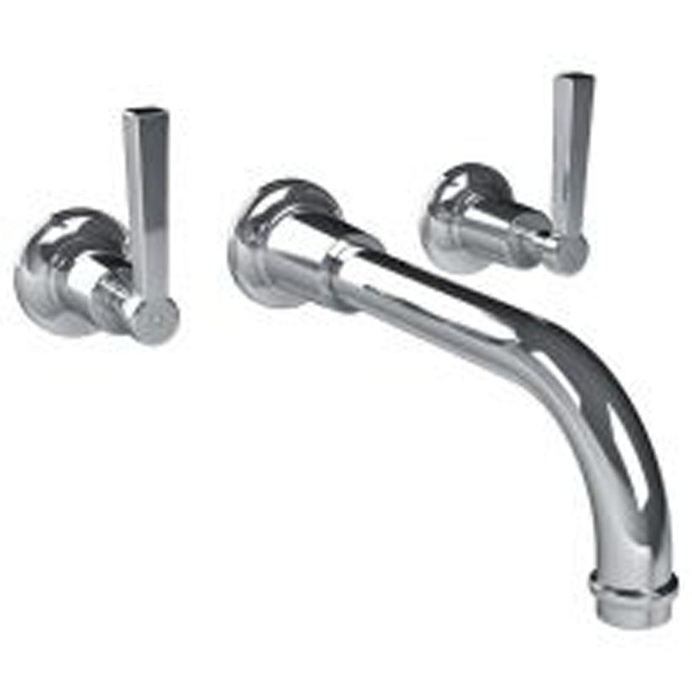 Lefroy Brooks Fleetwood Lever Wall Monted Bath Filler Trim To Suit R1-4018 Rough, Silver Nickel