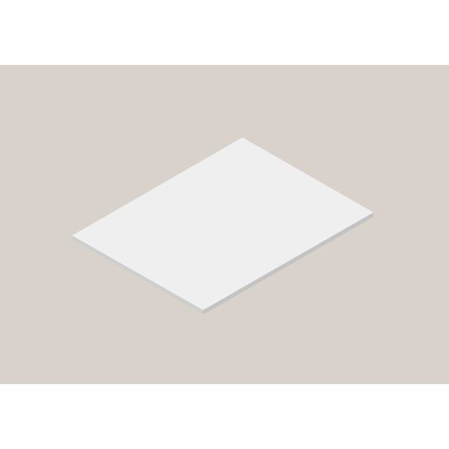 Madeli Urban-22 36''W Solid Surface , Slab No Cut-Out. Matte White, 36''X 22''X 3/4''