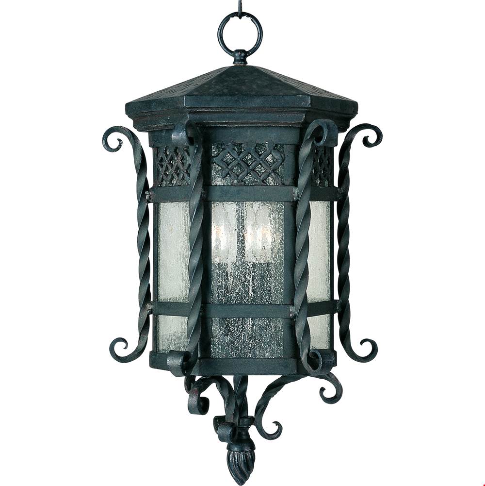 Maxim Lighting Scottsdale 3-Light Outdoor Hanging Lantern