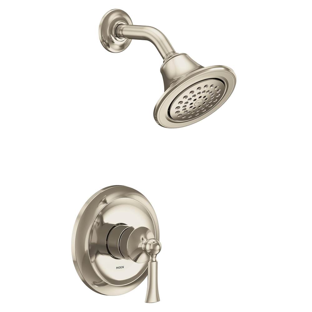 Moen Wynford M-CORE 2-Series Eco Performance 1-Handle Shower Trim Kit in Polished Nickel (Valve Sold Separately)