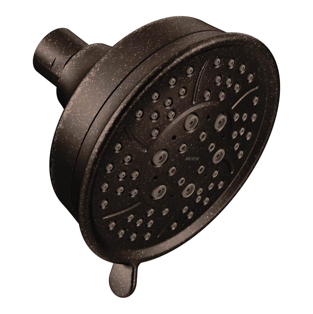 Moen Four Function 4.38-Inch Diameter Wallmount Showerhead, Oil-Rubbed Bronze