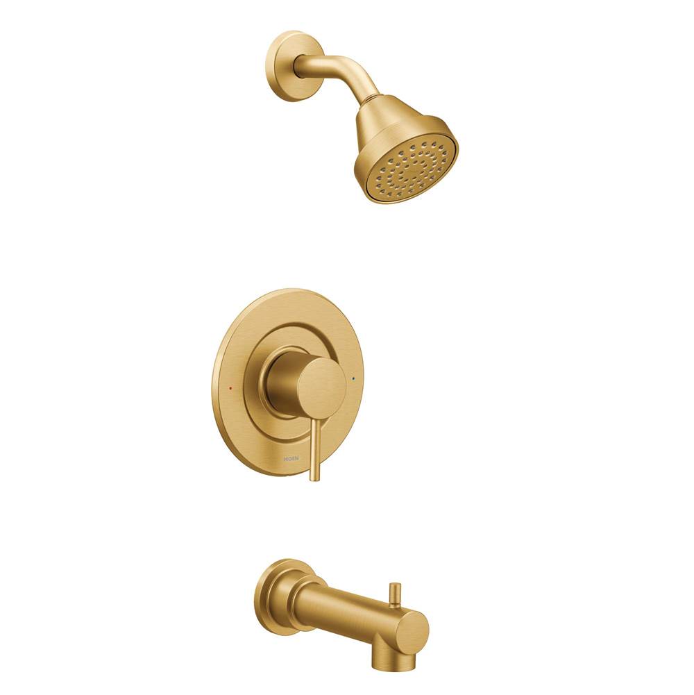 Moen Align Single-Handle Posi-Temp Tub and Shower Faucet Trim Kit in Brushed Gold (Valve Sold Separately)