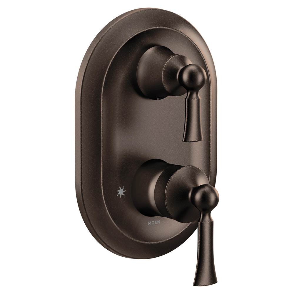 Moen Wynford M-CORE 3-Series 2-Handle Shower Trim with Integrated Transfer Valve in Oil Rubbed Bronze (Valve Sold Separately)