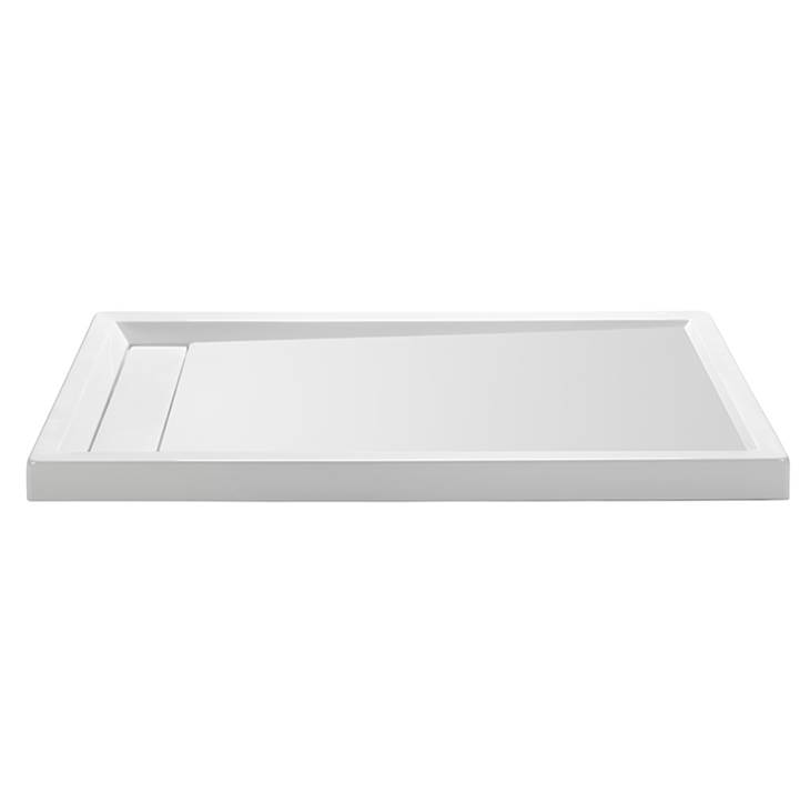 MTI Baths 6030 Acrylic Cxl Lh Hidden Drain Multi Threshold - White