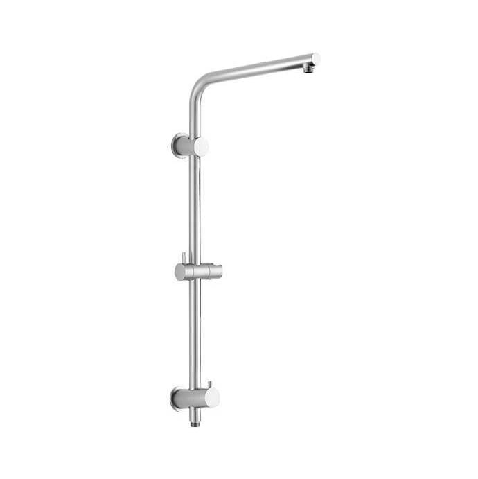 Mountain Plumbing Rain Rail Plus - Wall Mounted Shower Rail with Bottom Outlet Integral Waterway and Diverter (Standard)