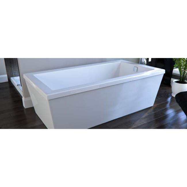 Neptune Freestanding AMETYS Bathtub 32x60 AFR with armrests, Mass-Air, Biscuit