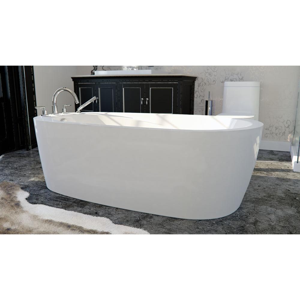 Neptune Freestanding One Piece Vapora 36X66, Mass-Air, White With Color Skirt