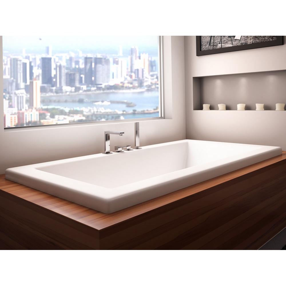 Neptune ZEN bathtub 34x66 with armrests and 2'' top lip, White