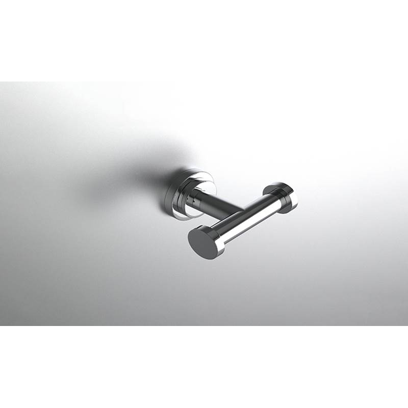 Neelnox Collection Form Classic Robe Hook Double Finish: Brushed