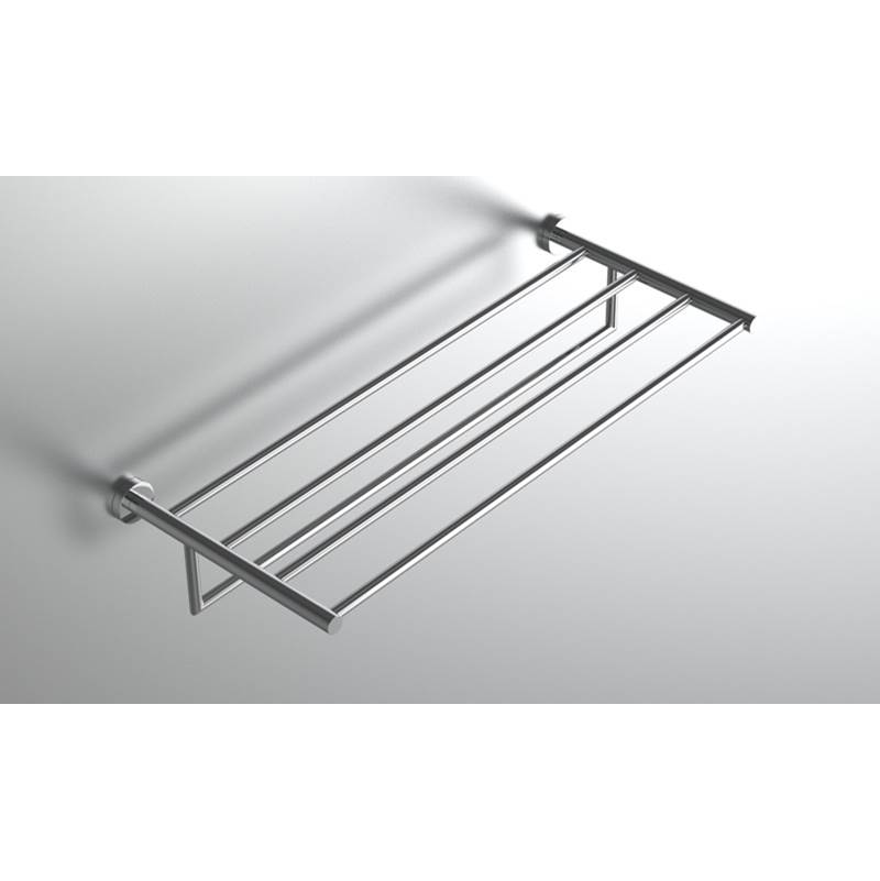 Neelnox Collection Aviator Towel Rack with Bar Finish: Brushed Black