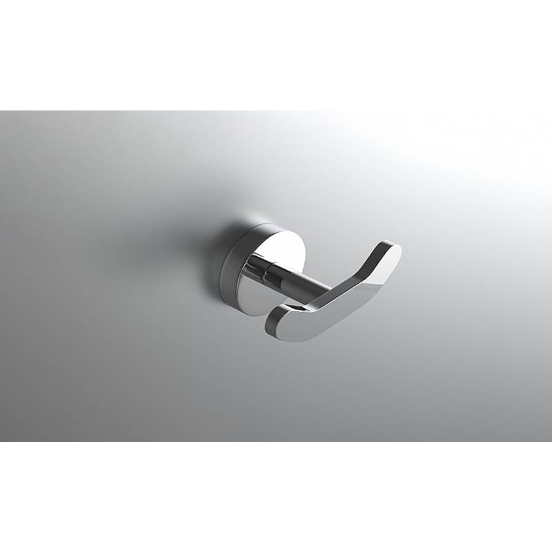Neelnox Collection Cello Robe Hook Double Finish: Glossy White