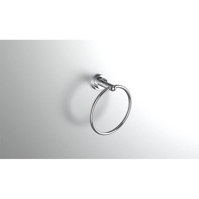 Neelnox Collection Aire Classic Towel Ring Finish: Matte White
