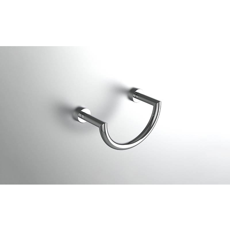 Neelnox Collection Form Moderne Towel Ring Finish: Polished Gold