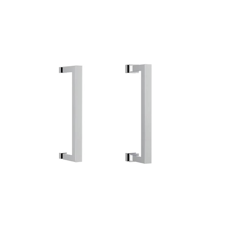 Neelnox Collection UNIVERSAL B 8'' Single Door Handle   No Rosette Finish: Brushed Bronze
