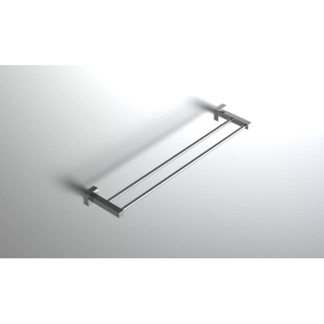 Neelnox Collection ARTE Towel Bar Double Finish: Brushed