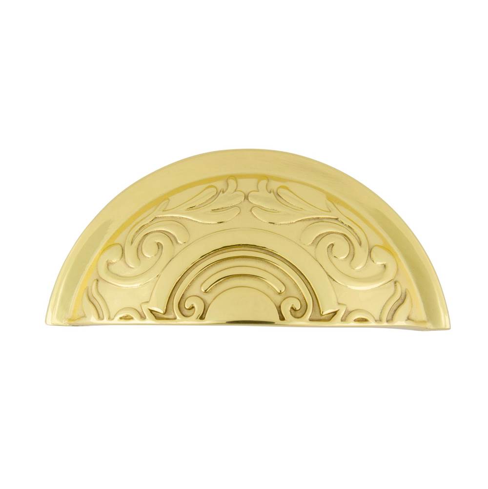 Nostalgic Warehouse Nostalgic Warehouse Cup Pull Victorian in Unlacquered Brass