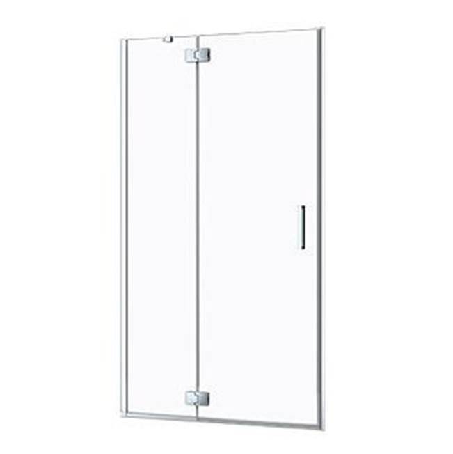 Neptune Entrepreneur AZELIA 36 Pivoting Shower Door, Chrome/Clear