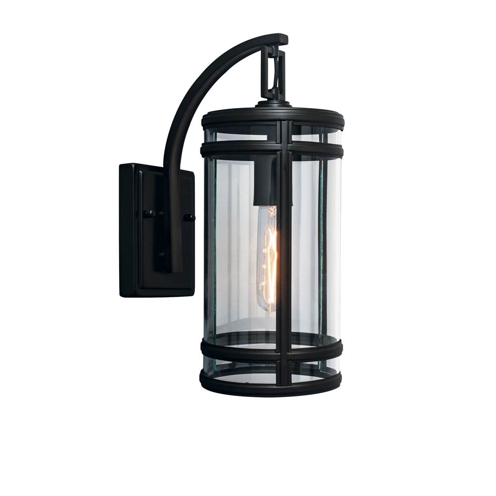Norwell New Yorker Outdoor Wall Light - Acid Dipped Black