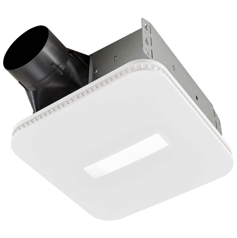 Broan Nutone 110 CFM Bathroom Exhaust Fan with LED Lighted CleanCover™ Grille, ENERGY STAR