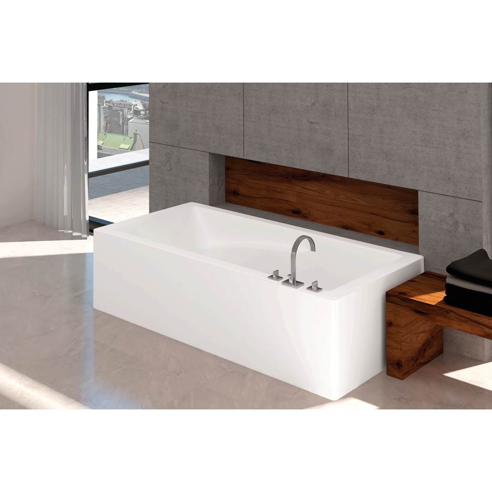 Oceania Suite 2 Sides 66 x 31, ComfortAir Bathtub, Glossy White