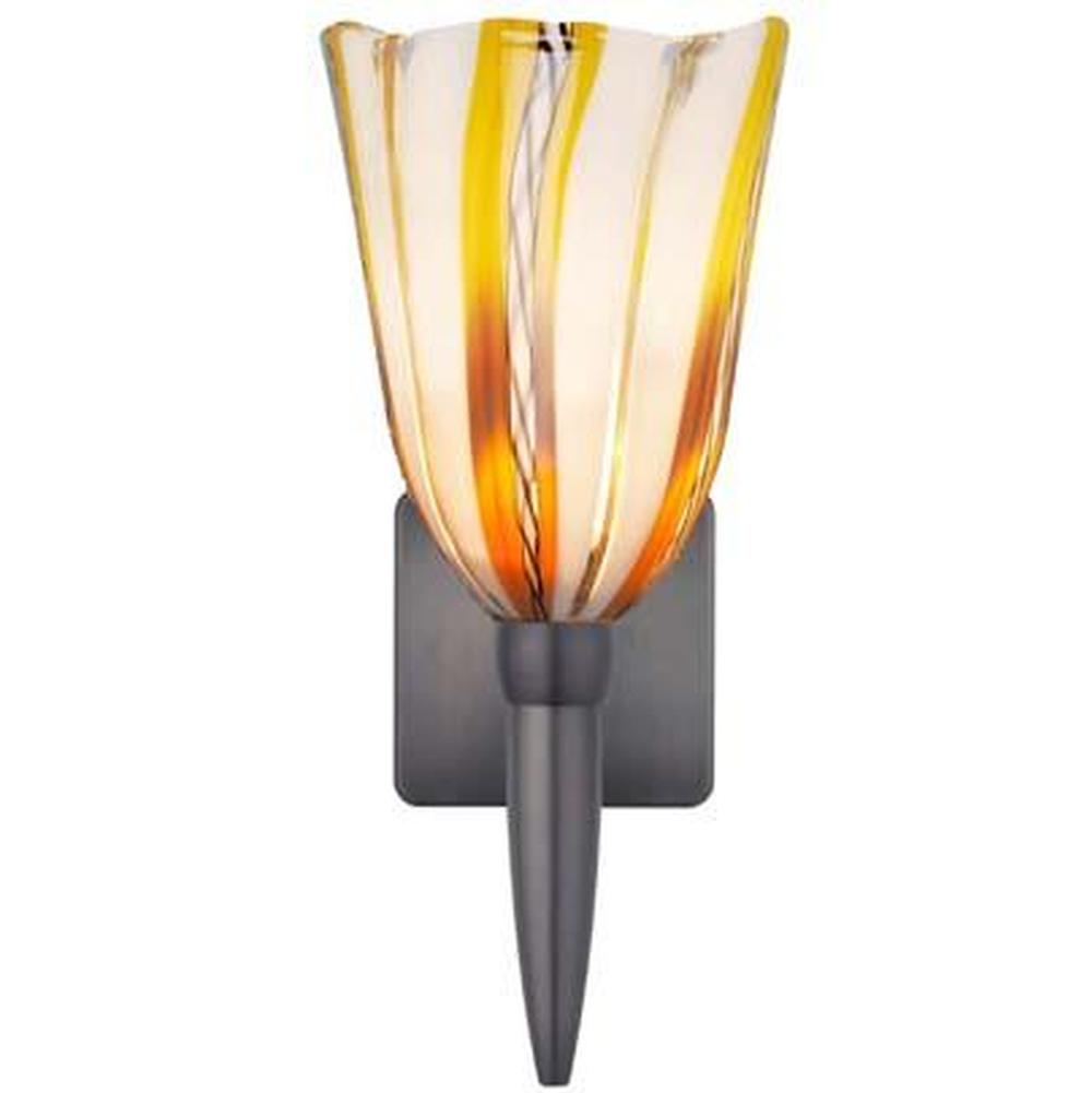 Oggetti Lighting Fiore Torch Wall Sconce, White
