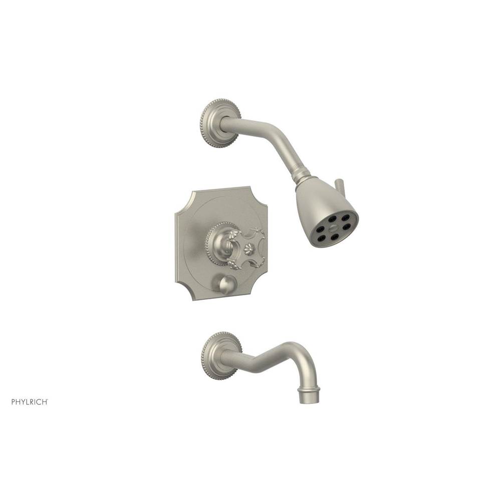 Phylrich MARVELLE Pressure Balance Tub and Shower Set - Cross Handle 162-26