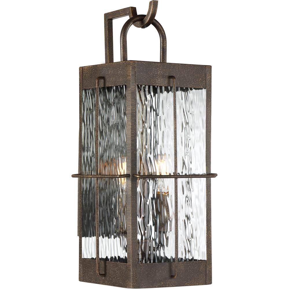 Quoizel Outdoor Wall 2 Lights Gilded Bronze