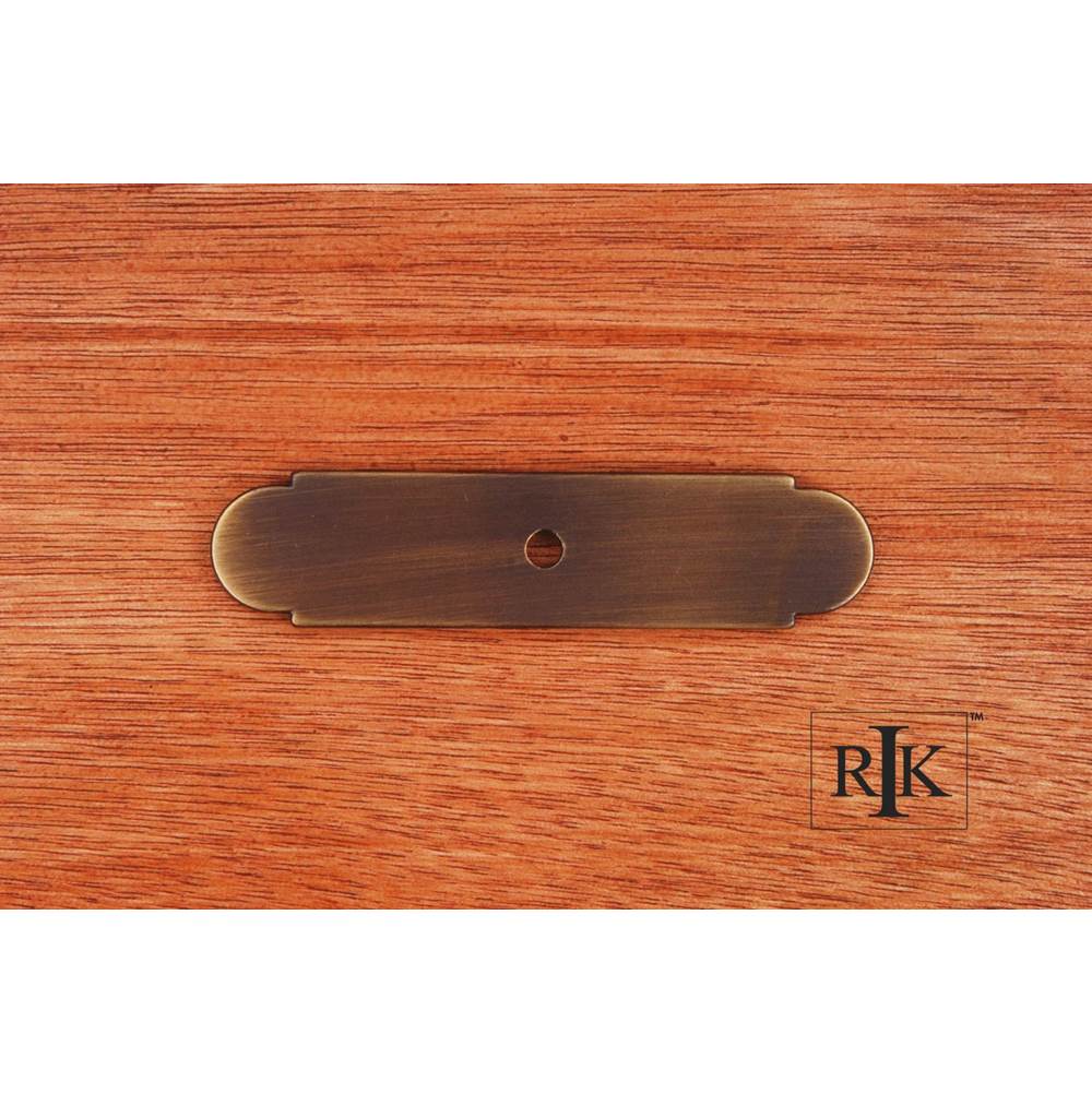 RK International Small Backplate with One Hole