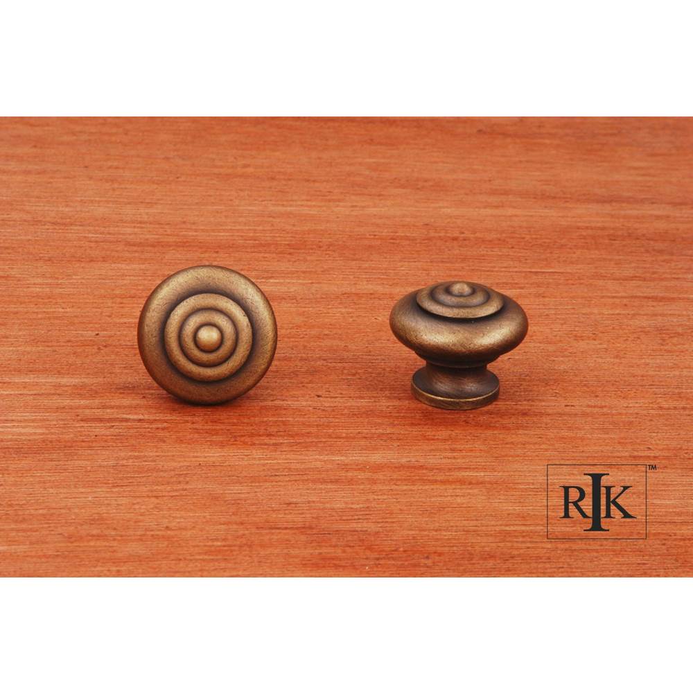 RK International Solid Knob with Circle  at  Top