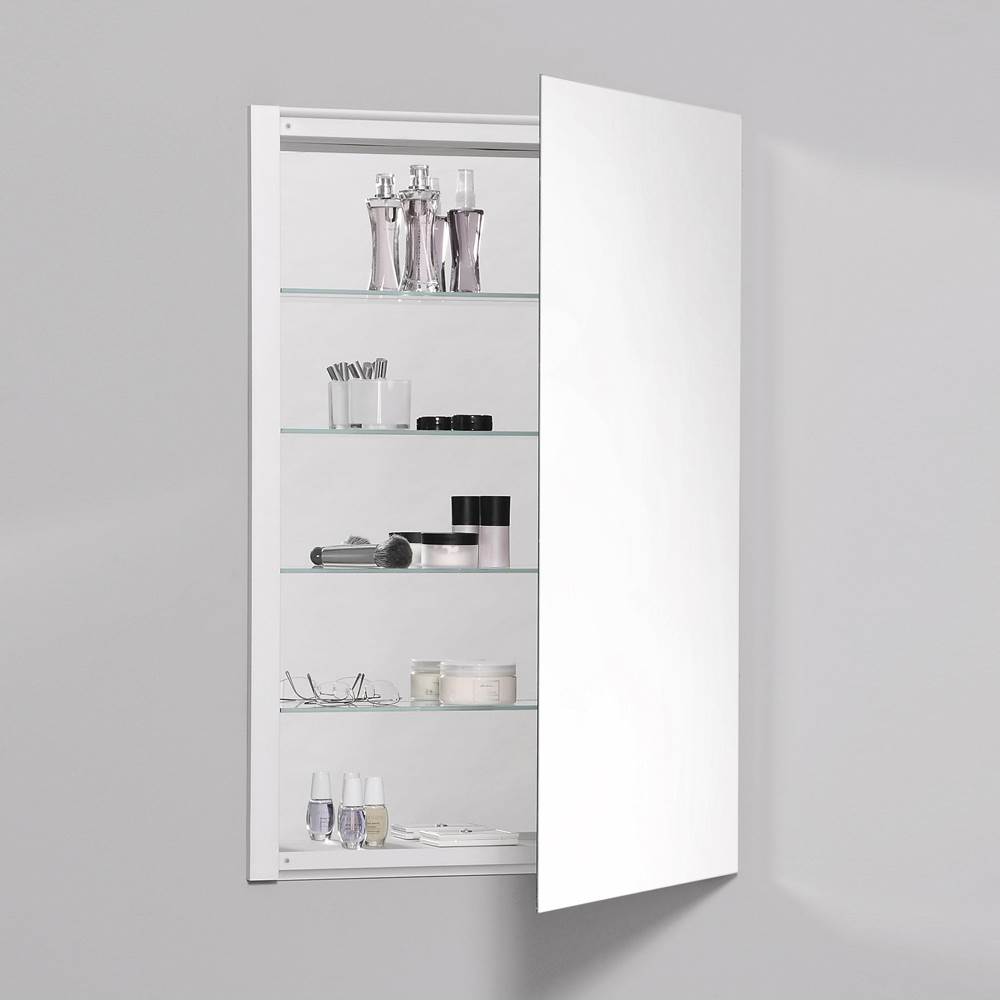 Robern R3 Series Cabinet, 24'' x 36'' x 4'', Single Door, Polished Edge
