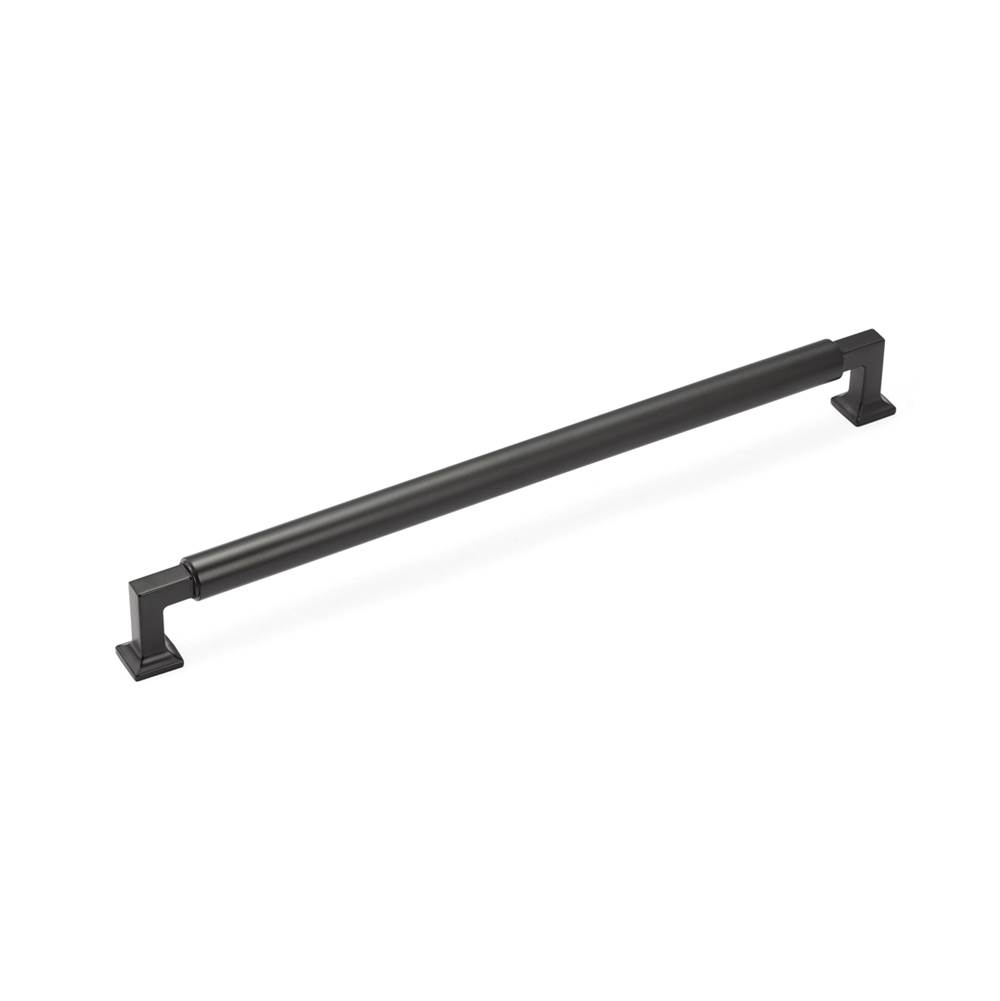 Schaub And Company Back to Back, Appliance Pull, Matte Black, 15'' cc