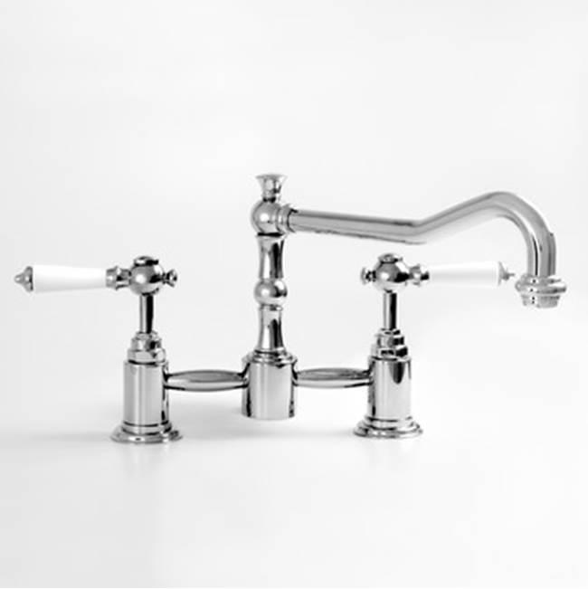 Sigma Pillar Style Kitchen Faucet W/ Swivel Spout Waldorf Soft Pewter .84
