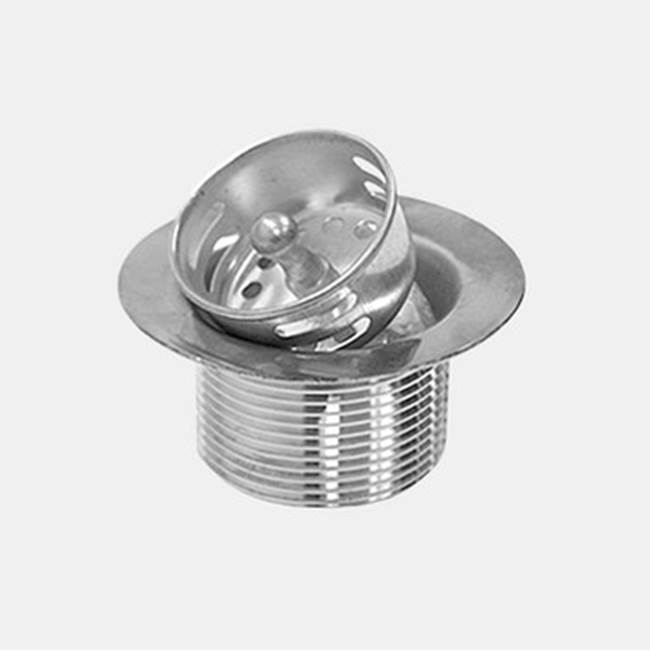 Sigma Midget Duo Strainer Basket, 1-1/2'' Npt, Fits 2'' Sink Openings. Complete With Nuts And Washers Polished Nickel Uncoated .49