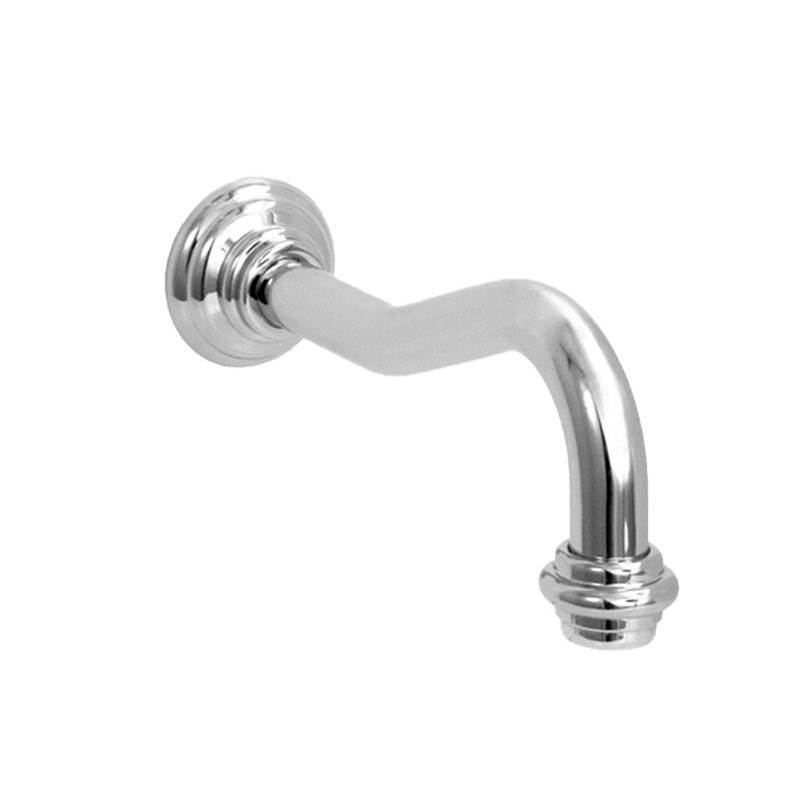 Sigma 350 Wall Tub Spout - LONG UNCOATED POLISHED BRASS .33