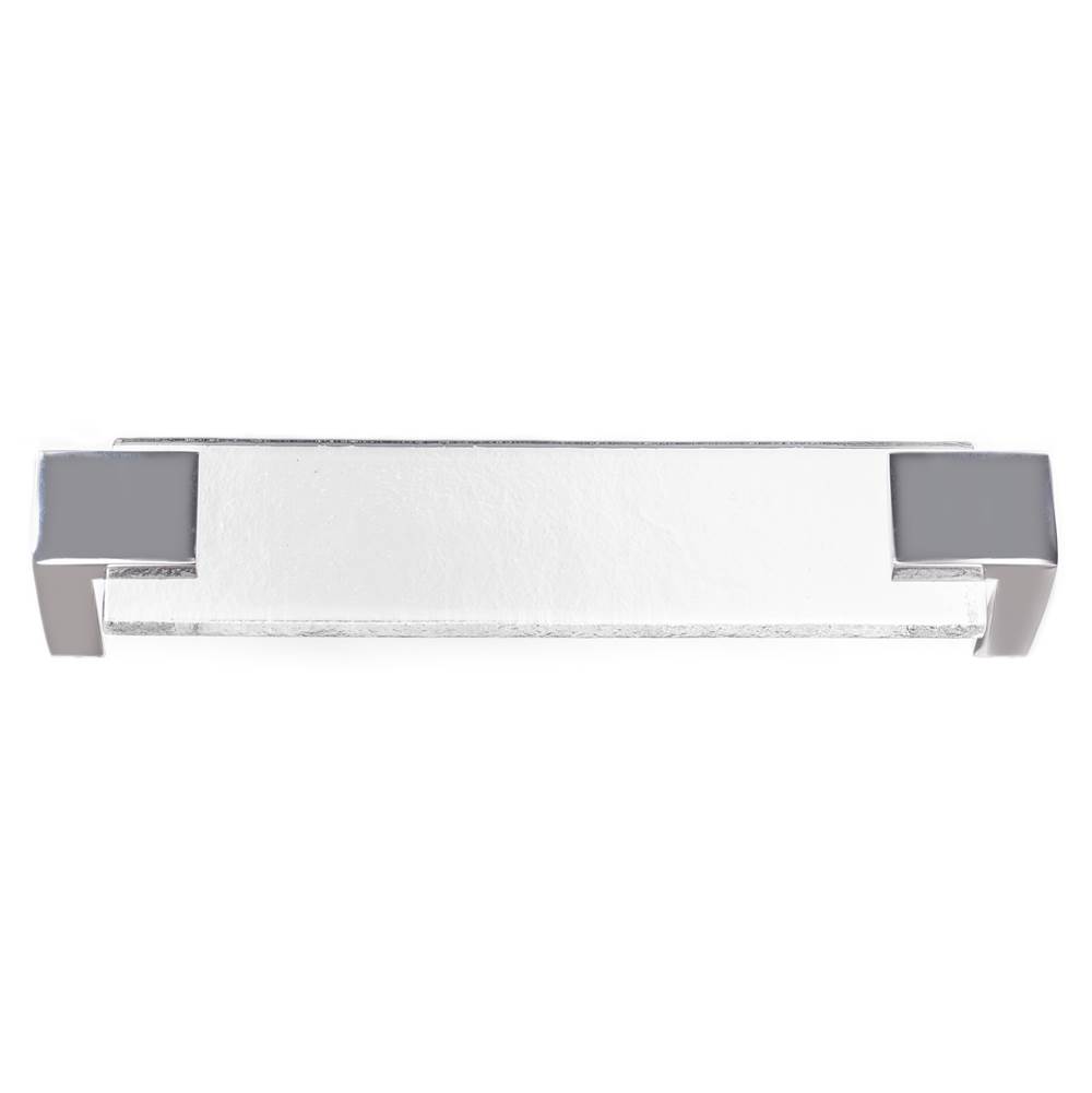Sietto Affinity Clear Pull With Polished Nickel Base