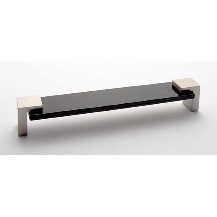 Sietto Affinity Black Pull With Satin Nickel Base