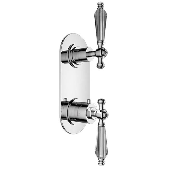Santec TRIM (Shared Function) - 1/2'' Thermostatic Trim with Volume Control and 2-Way Diverter